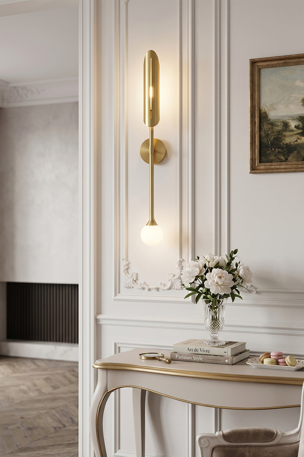 Gold Ion Modern Wall Lamp - view 4 | morylighting