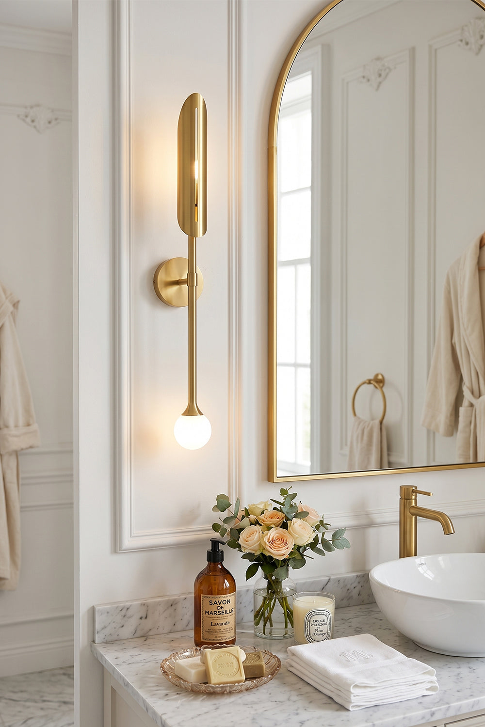 Gold Ion Modern Wall Lamp - view 6 | morylighting