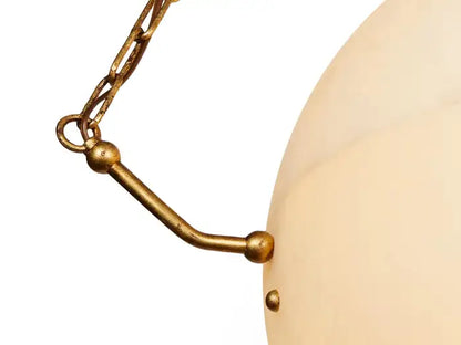 Large 'Atlas' Alabaster Suspension Lamp