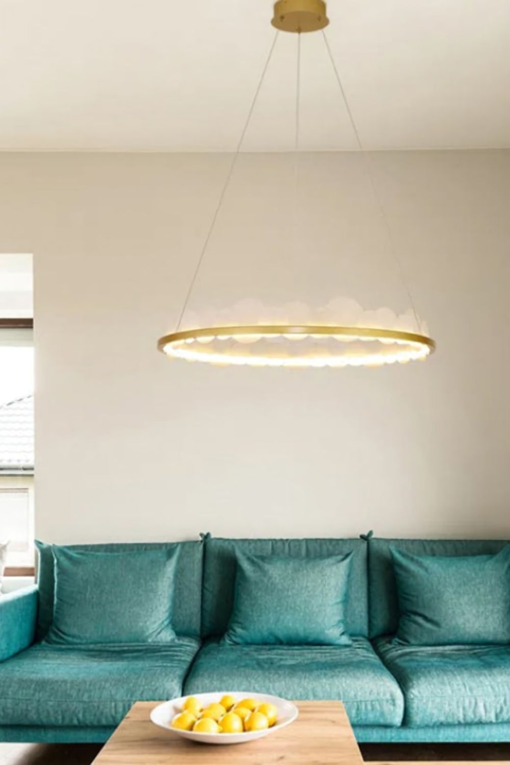 Gold and White Poetry Chandelier - morylighting