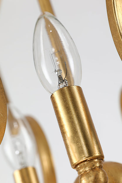 Golden Frame Lantern Chandelier - view 14 | morylighting