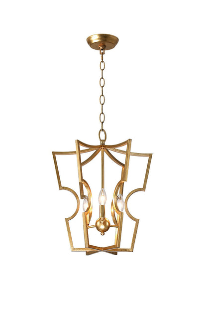 Golden Frame Lantern Chandelier | morylighting