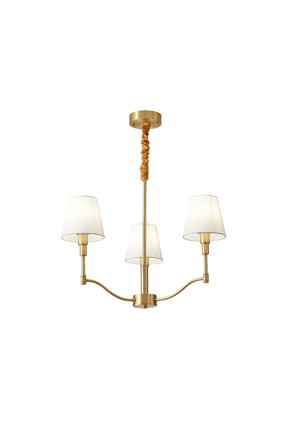 Golden Luxe Mid-Century Chandelier - view 10 | morylighting