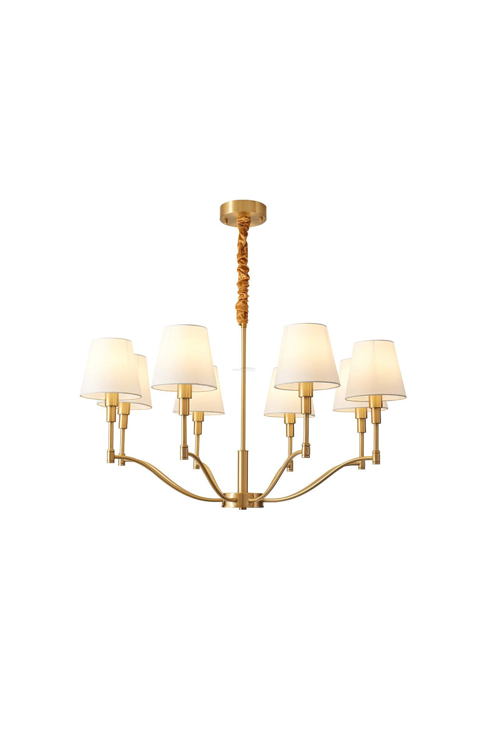 Golden Luxe Mid-Century Chandelier - view 12 | morylighting