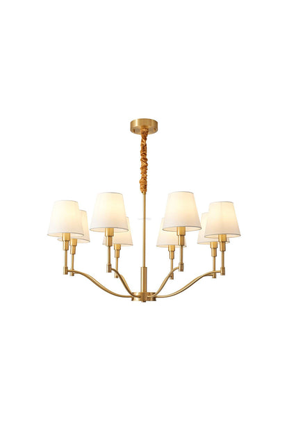 Golden Luxe Mid-Century Chandelier - view 12 | morylighting