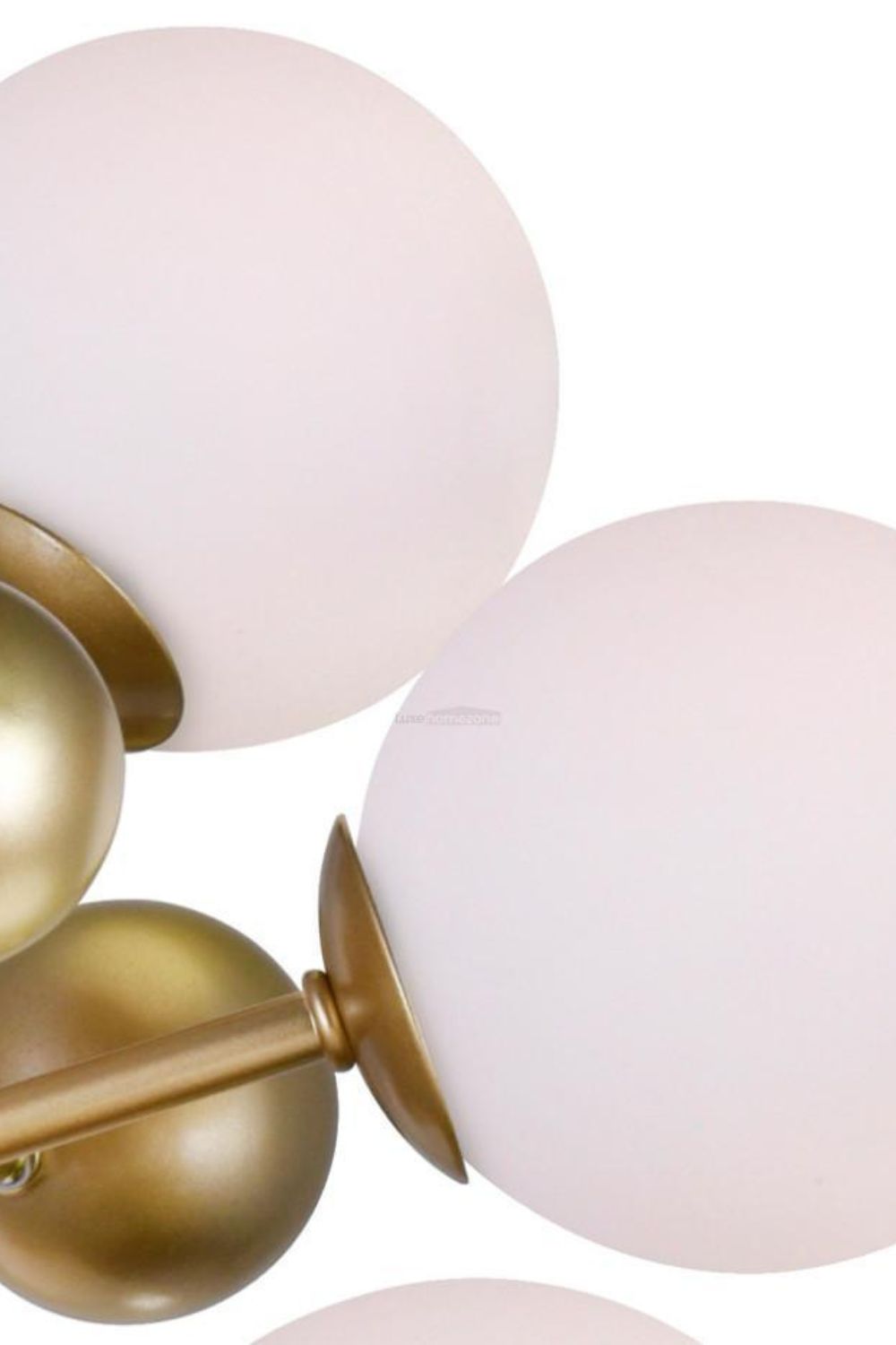 Golden Orbit Sphere Chandelier - view 9 | morylighting