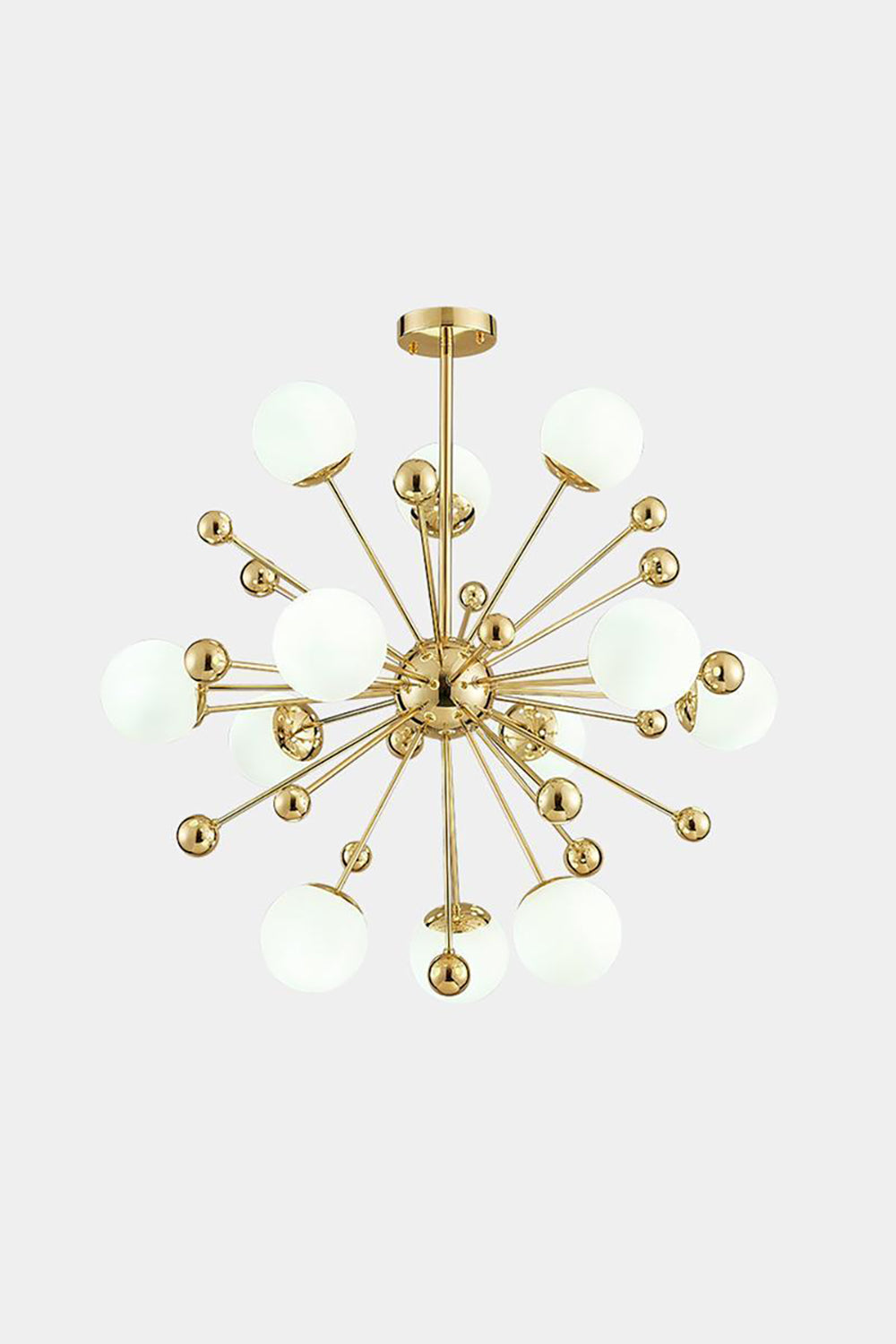 Golden Orbit Sphere Chandelier - view 6 | morylighting