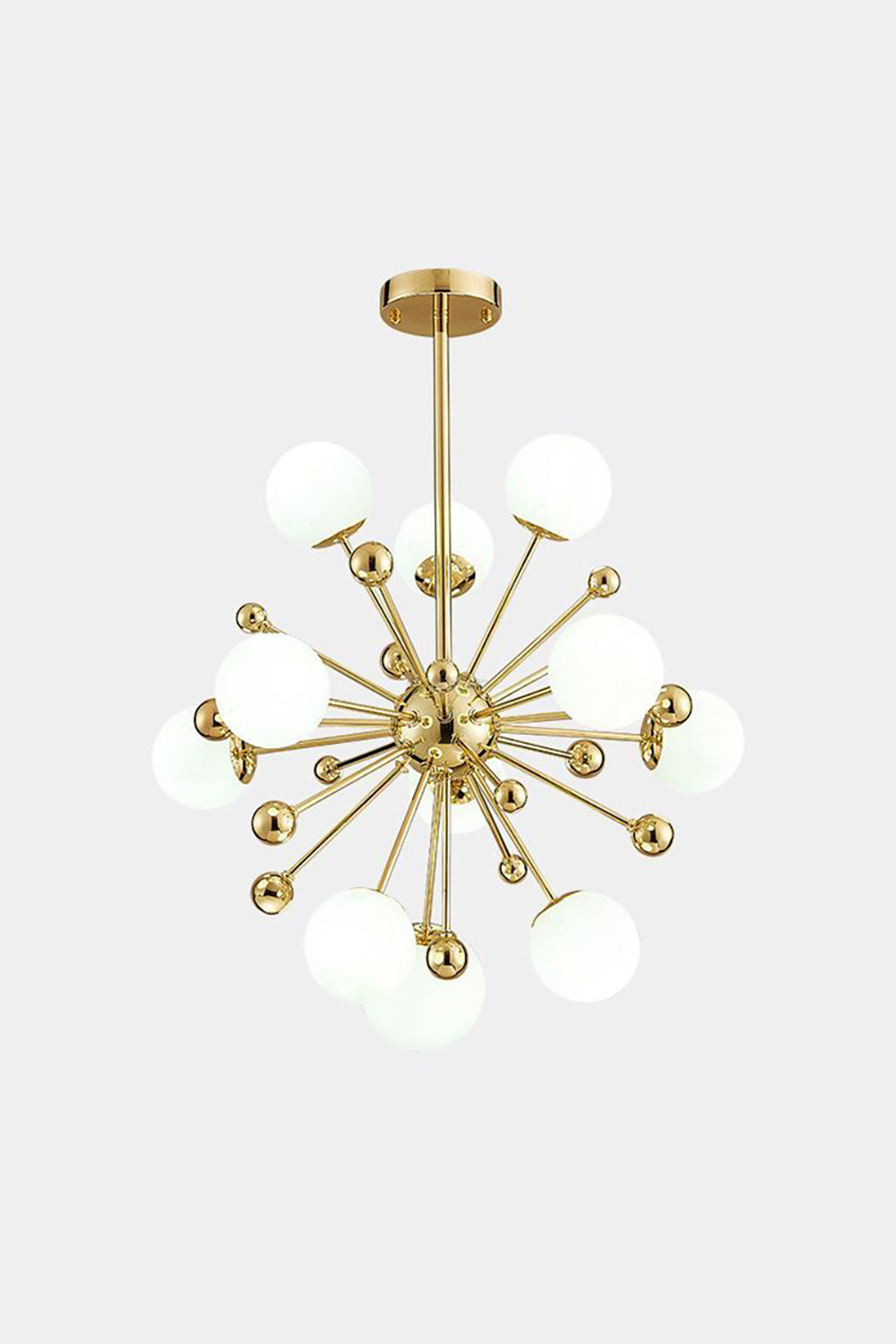 Golden Orbit Sphere Chandelier - view 7 | morylighting