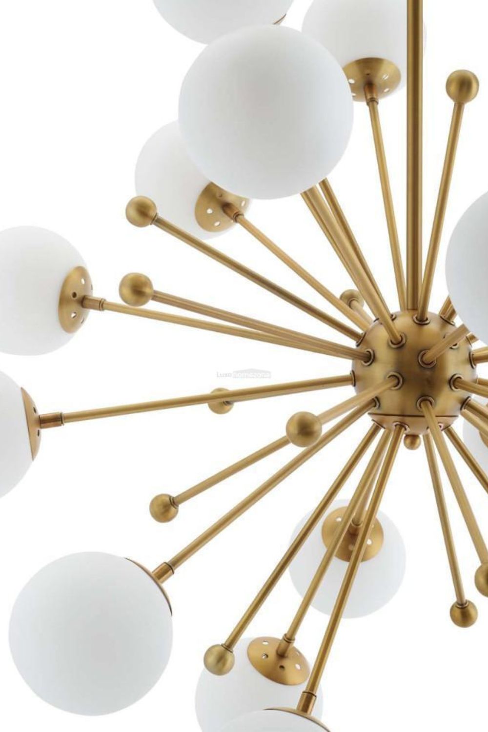 Golden Orbit Sphere Chandelier - view 8 | morylighting