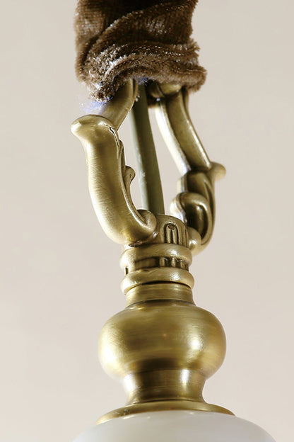 Golden Scroll-Lantern Chandelier - view 15 | morylighting