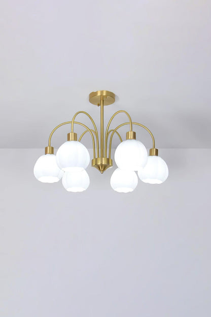 Golden Tulip Pendant Chandelier - view 9 | morylighting