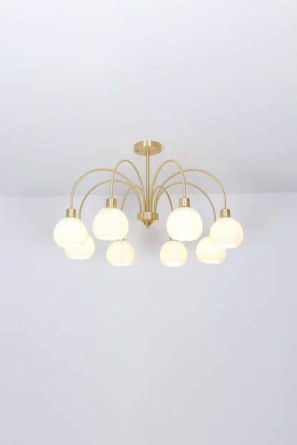 Golden Tulip Pendant Chandelier - view 8 | morylighting
