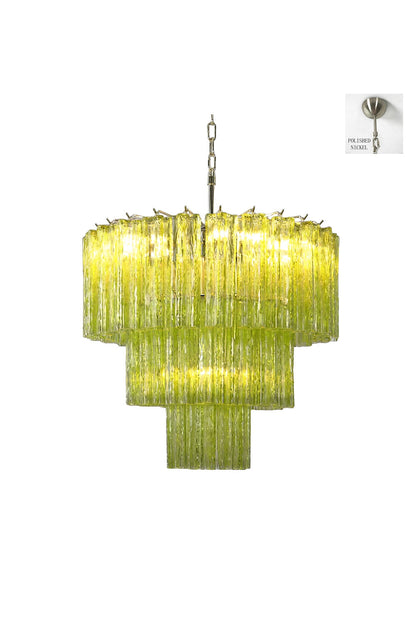 Green Glacier Tier Chandelier vexa lamps