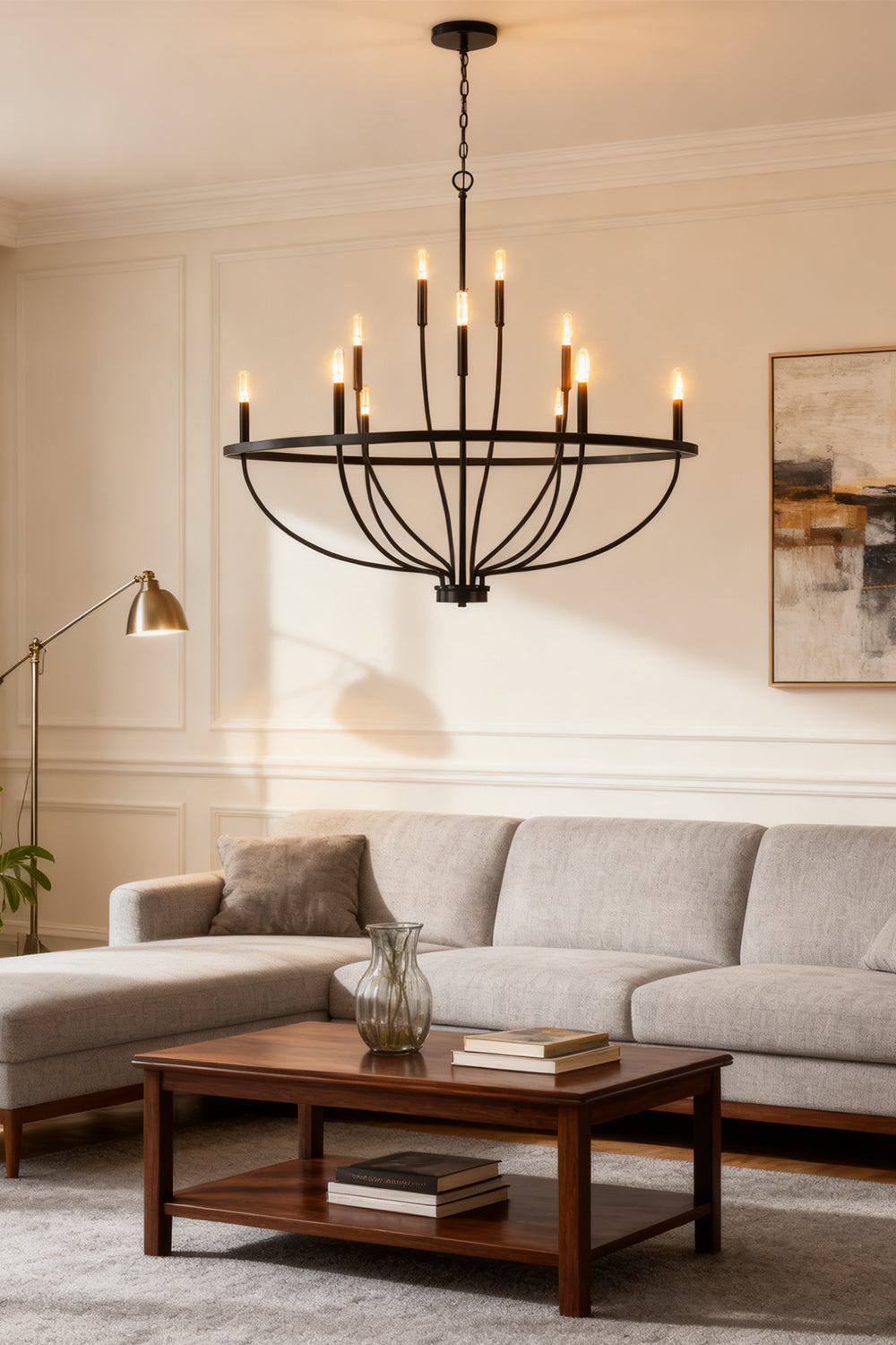Greyson Bowl Chandelier - view 5 | morylighting
