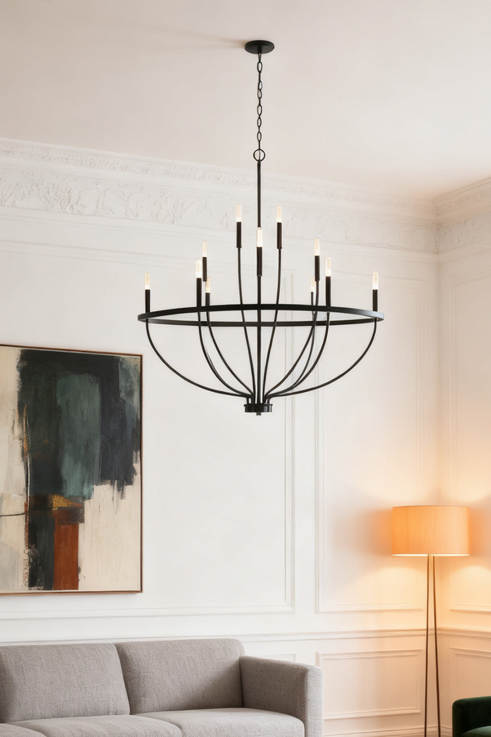 Greyson Bowl Chandelier - view 7 | morylighting