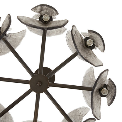 Gwendolyn 16-Light Chandelier with Smoke Glass: Artistic, Modern, and Elegant Lighting