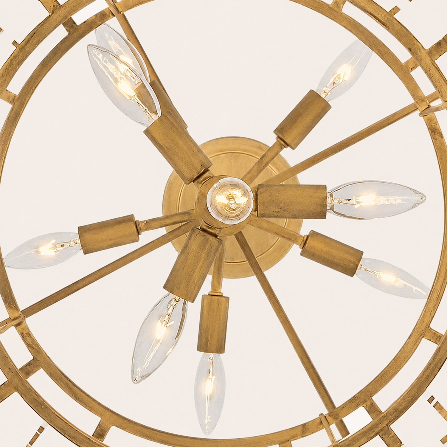 Simona Alabaster Round 4-Tier Chandelier