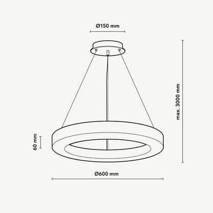 Halo Alabaster Natural Stone Chandelier