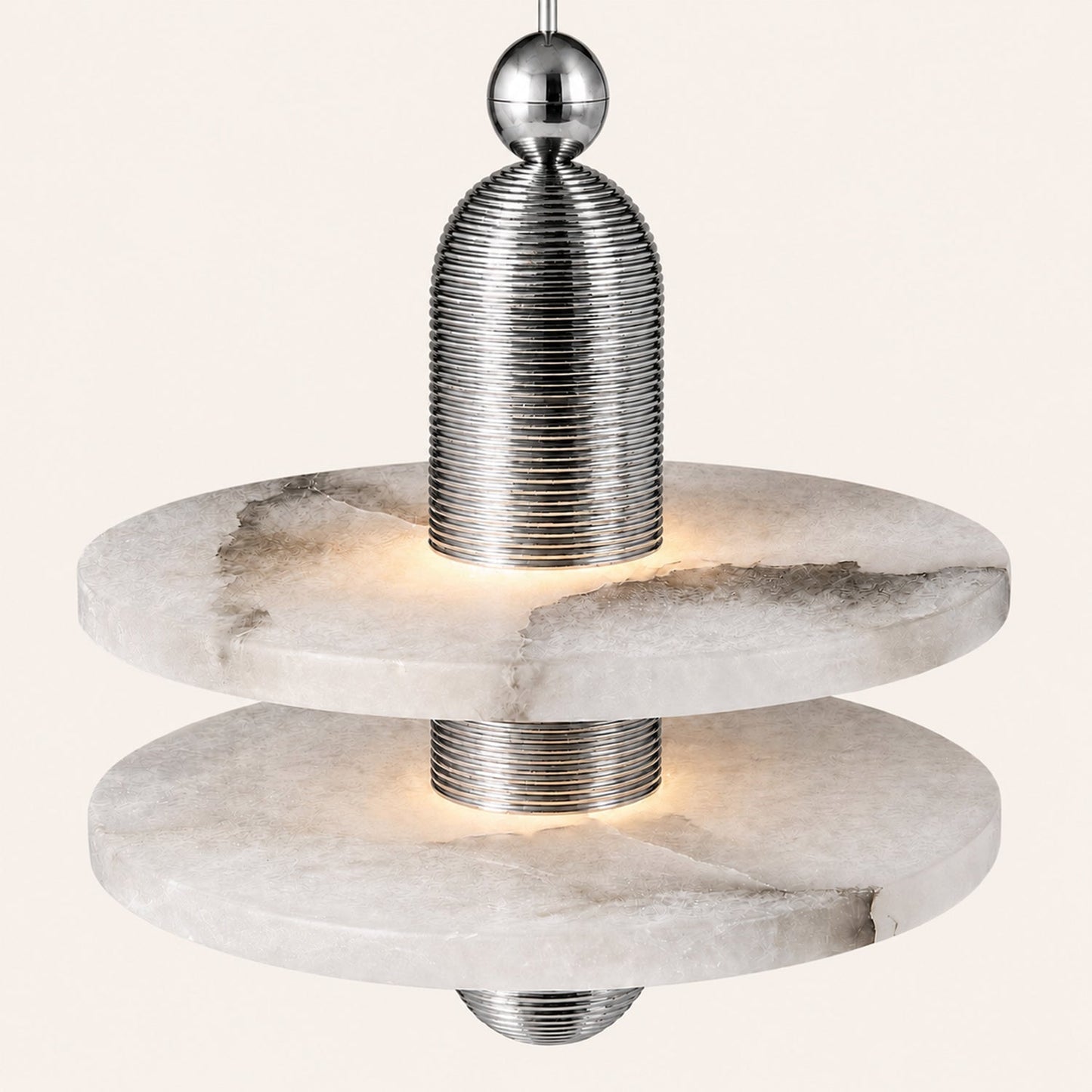 Median Alabaster Mono 2 Pendants