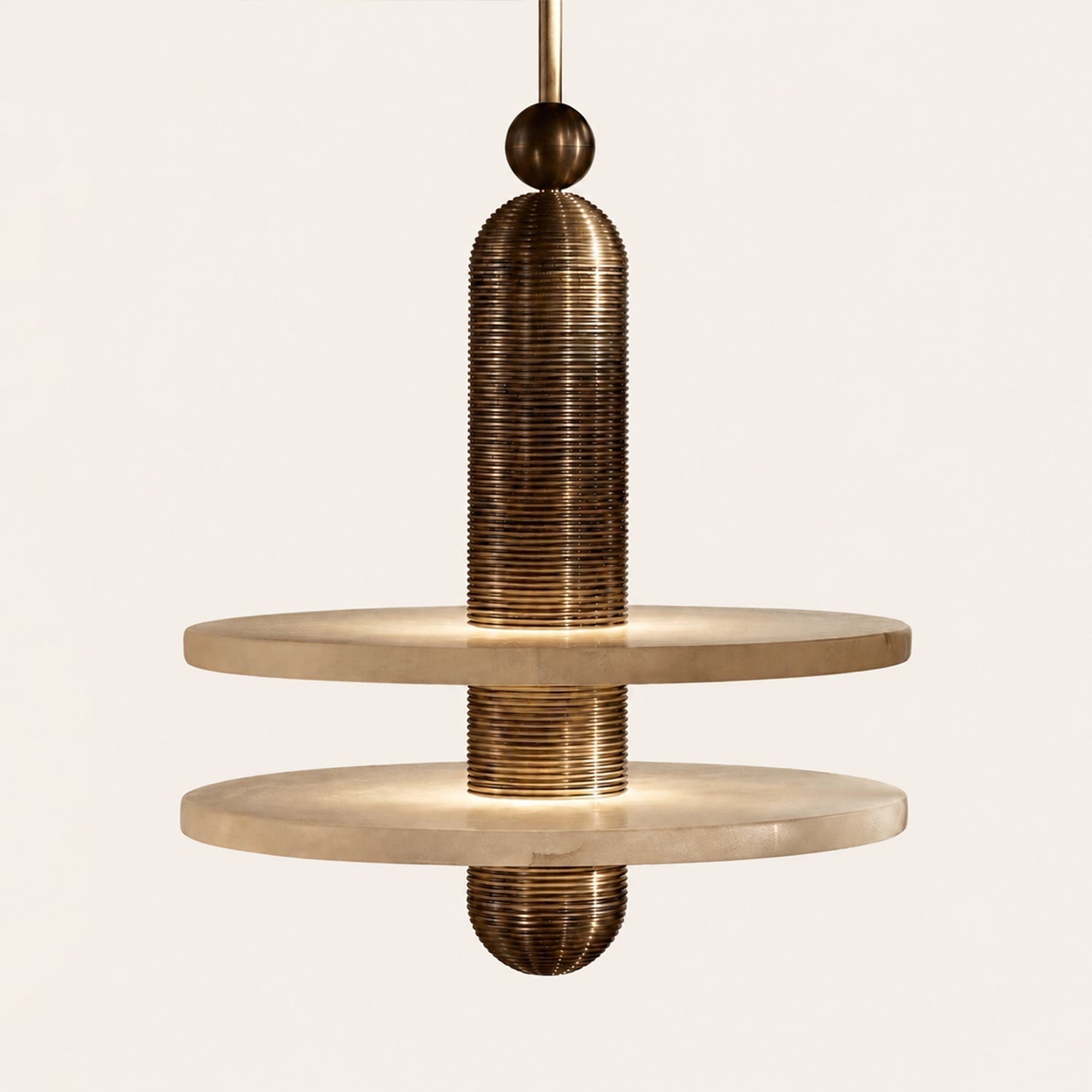 Median Alabaster Mono Pendant