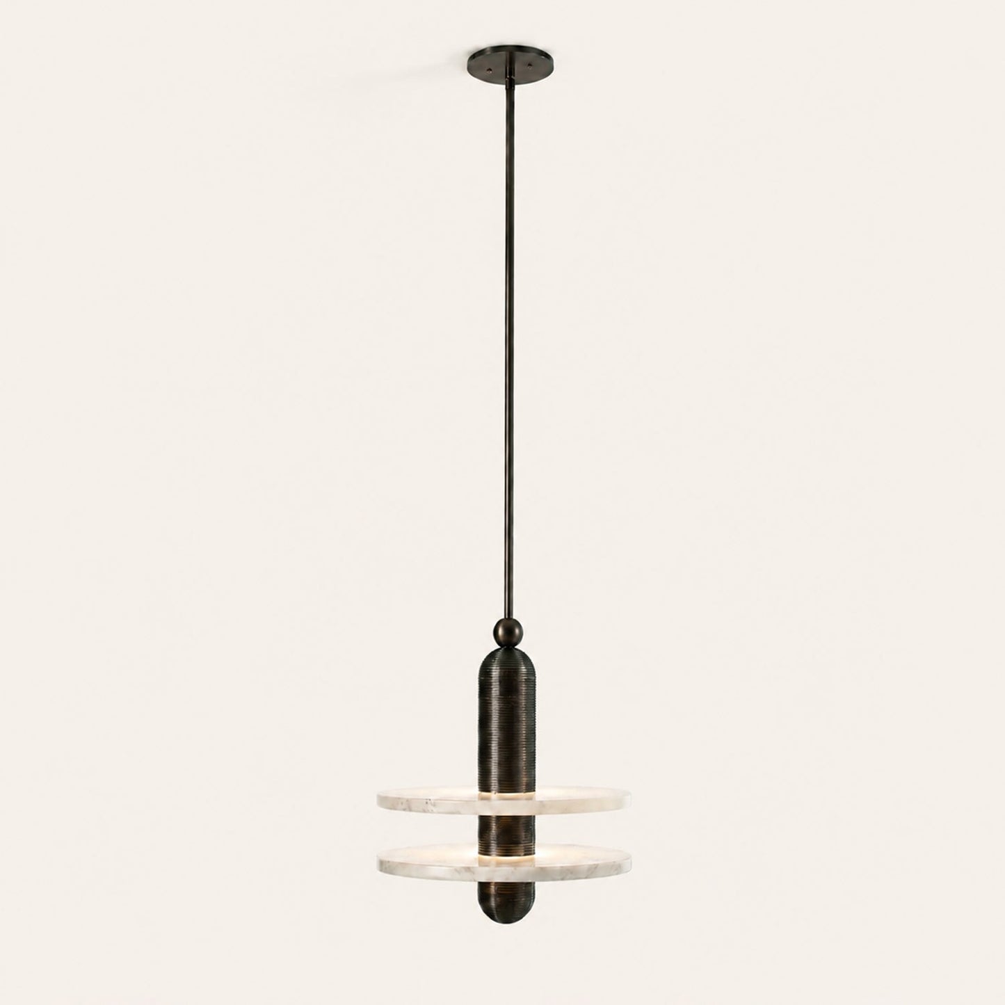 Median Alabaster Mono Pendant
