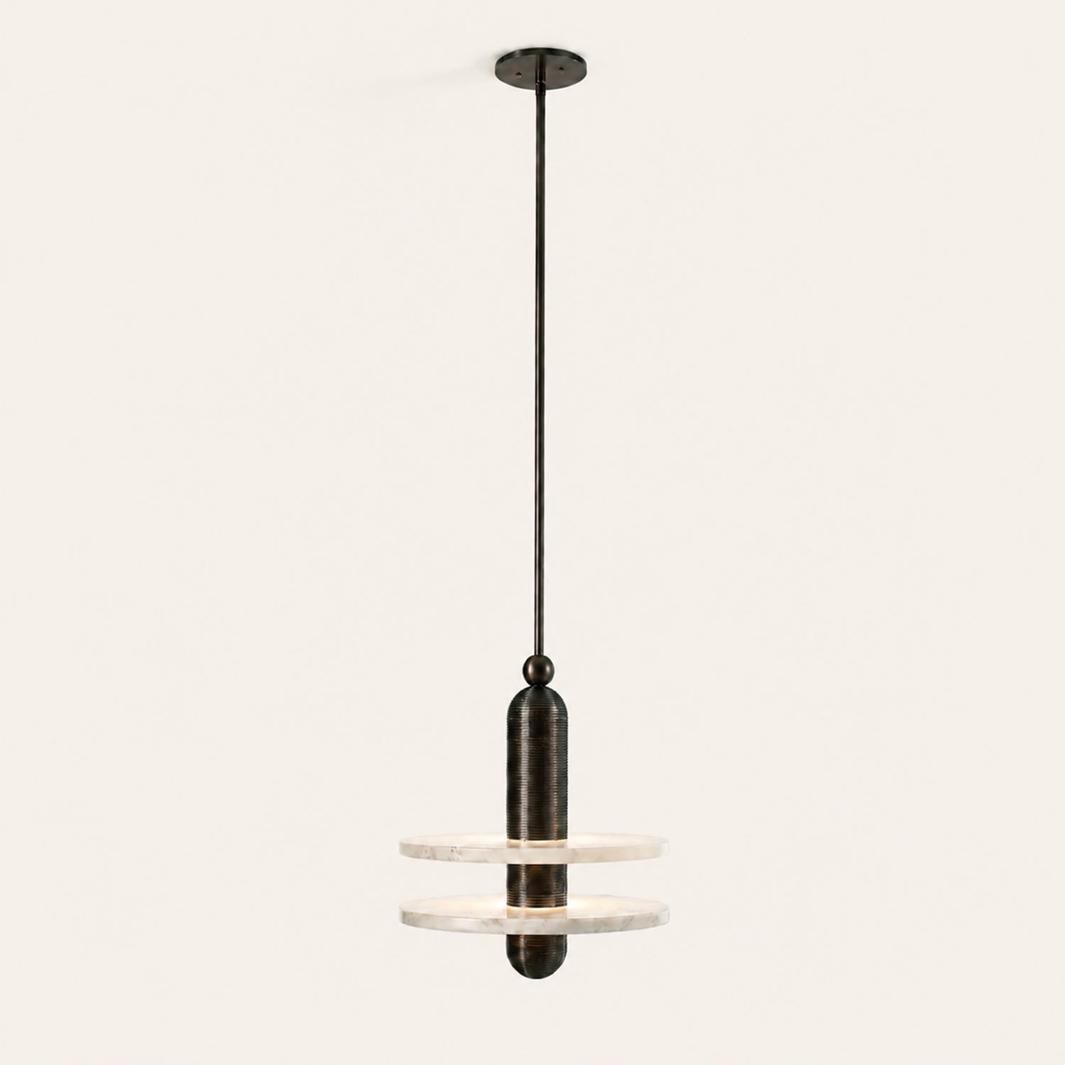 Median Alabaster Mono Pendant