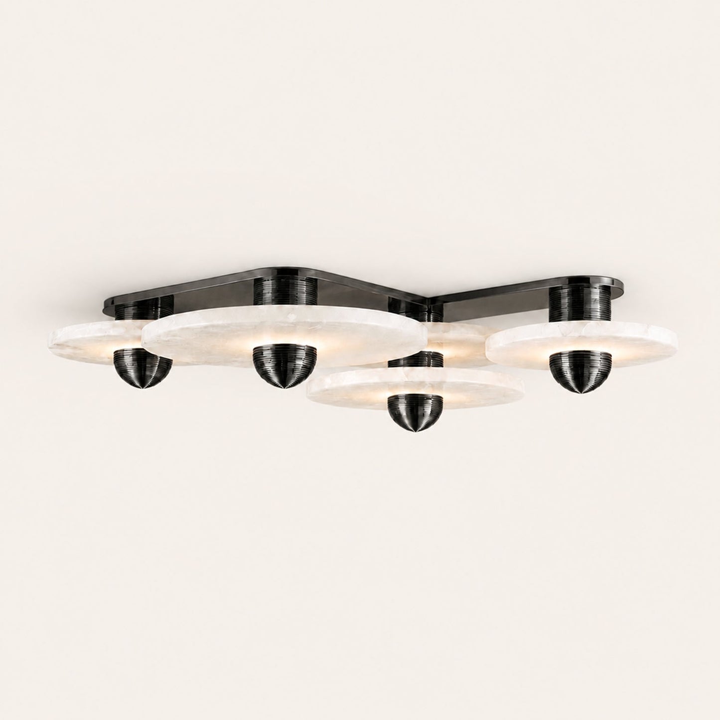 Median Alabaster Flush mount - 4 Surface