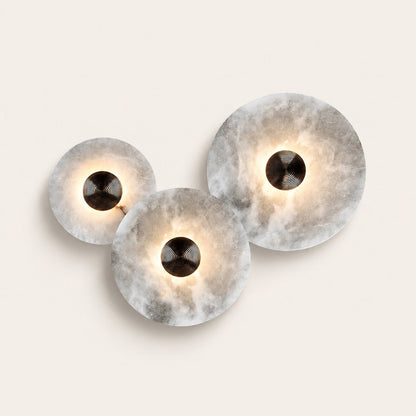 Median Alabaster Flush mount - 3 Surface