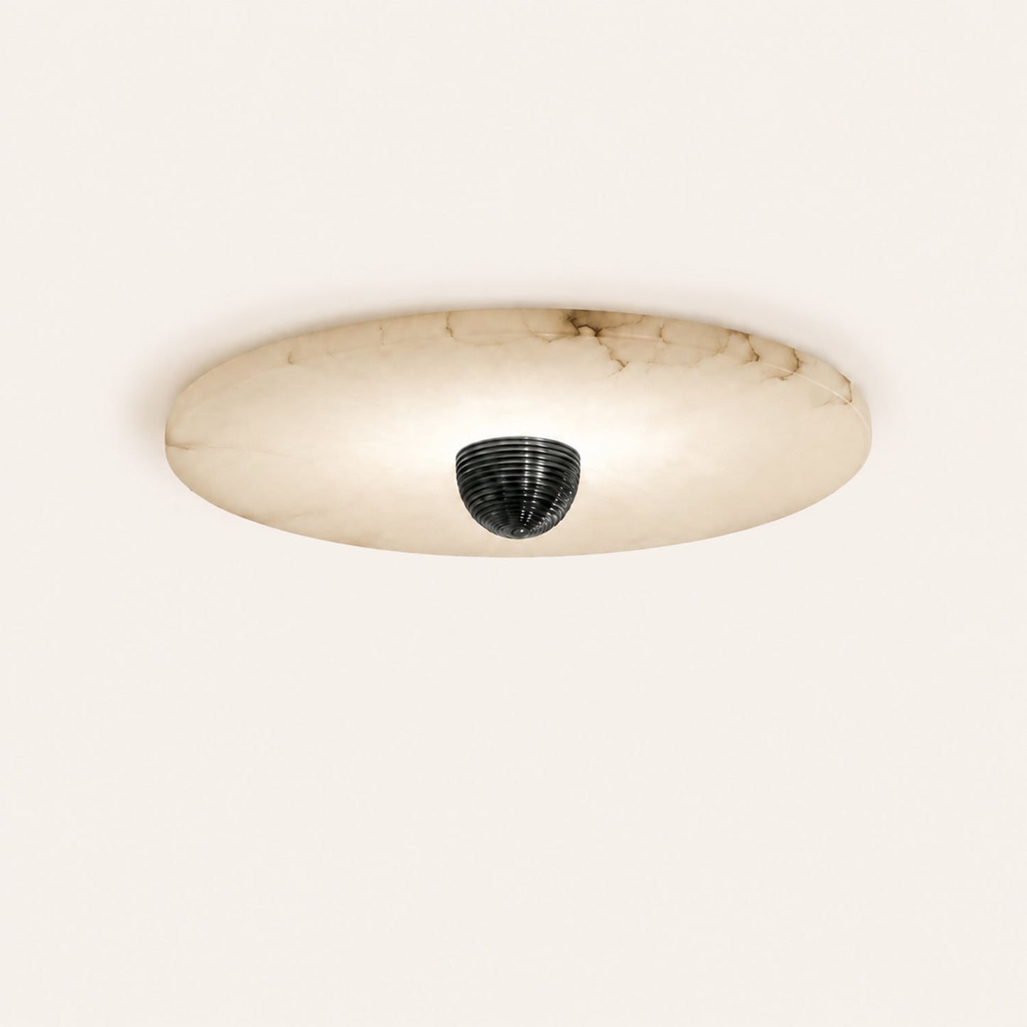 Median Alabaster Flush mount Wall Sconce