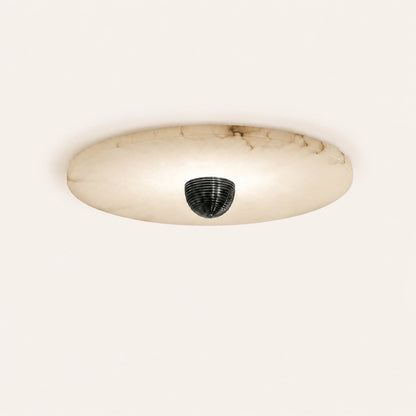 Median Alabaster Flush mount Wall Sconce