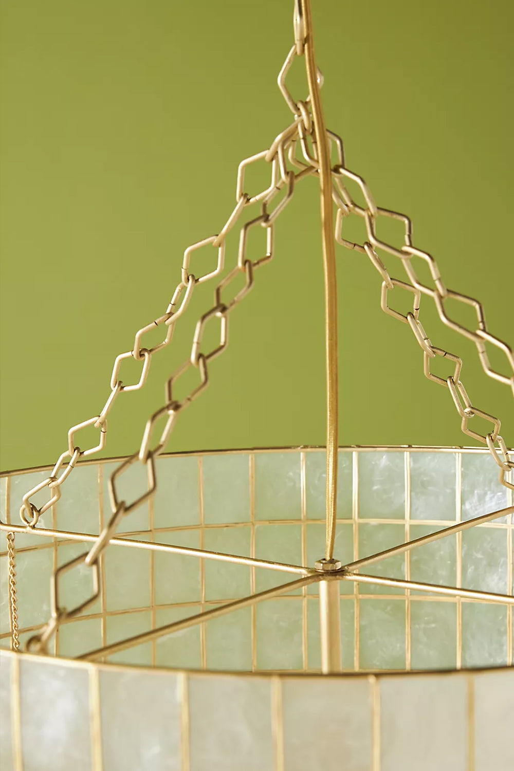 Hailee Capiz Chandelier - view 14 | morylighting