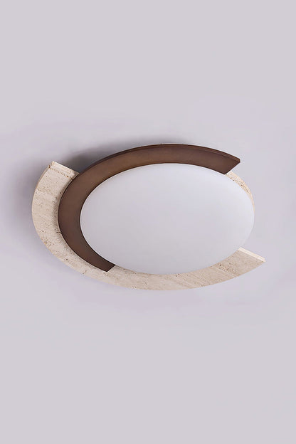 Halo Travertine Ceiling Light - view 15 | morylighting