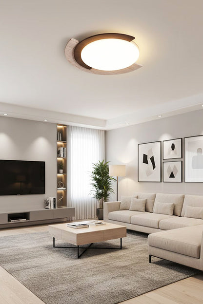 Halo Travertine Ceiling Light - view 8 | morylighting