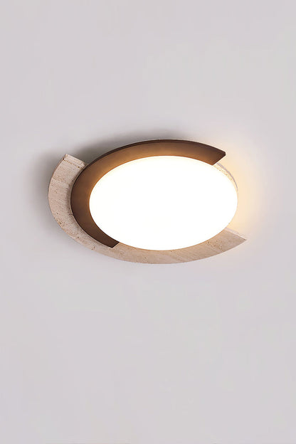 Halo Travertine Ceiling Light - view 13 | morylighting