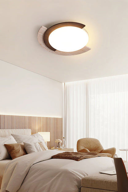 Halo Travertine Ceiling Light - view 3 | morylighting