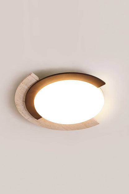 Halo Travertine Ceiling Light - view 11 | morylighting