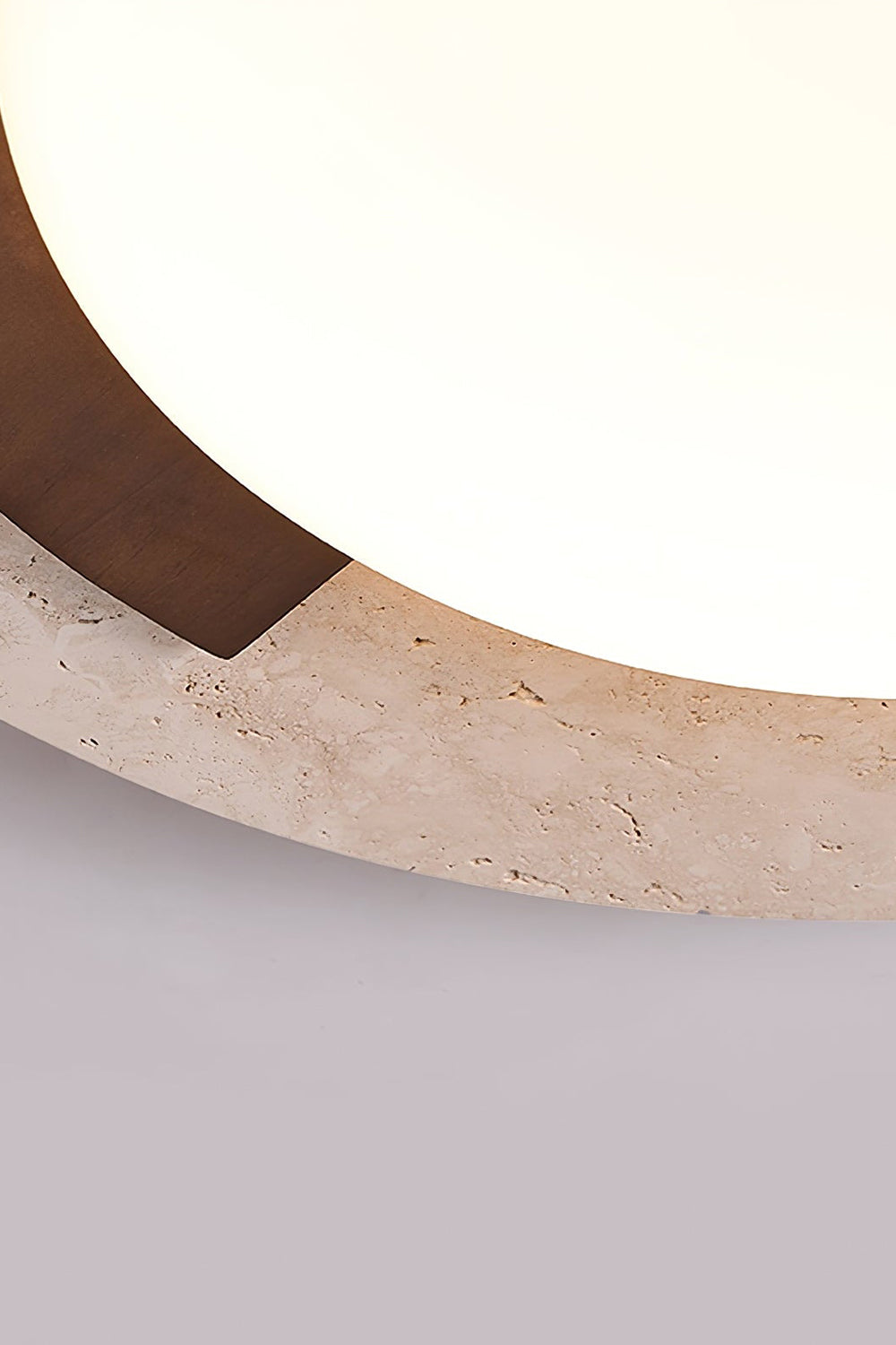 Halo Travertine Ceiling Light - view 14 | morylighting