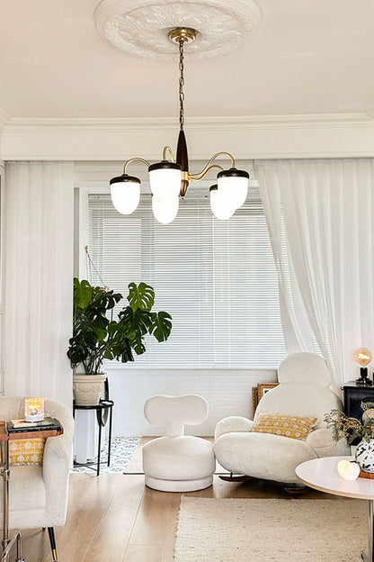Hazelnut Branch Chandelier - view 2 | morylighting