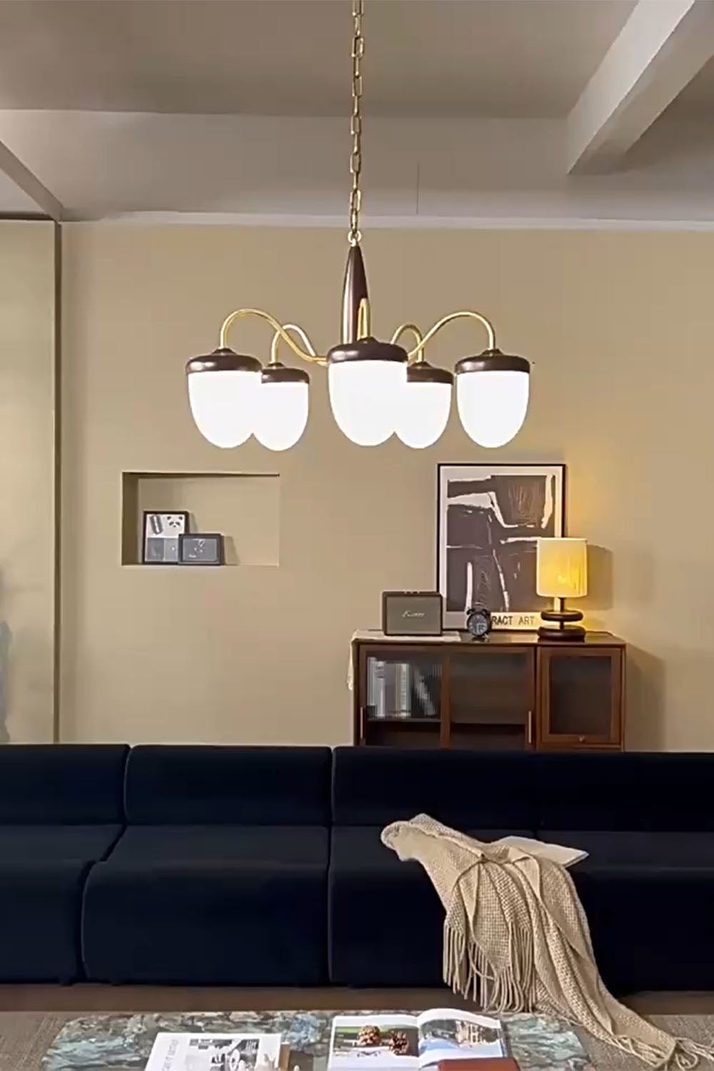 Hazelnut Branch Chandelier - view 4 | morylighting