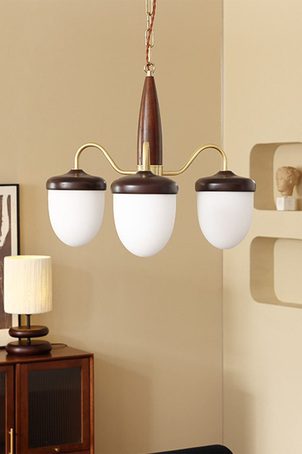 Hazelnut Branch Chandelier - view 5 | morylighting