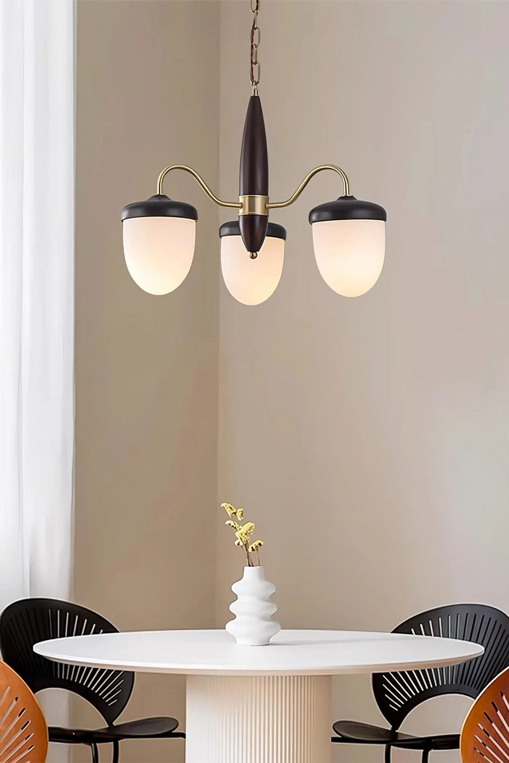 Hazelnut Branch Chandelier - view 3 | morylighting