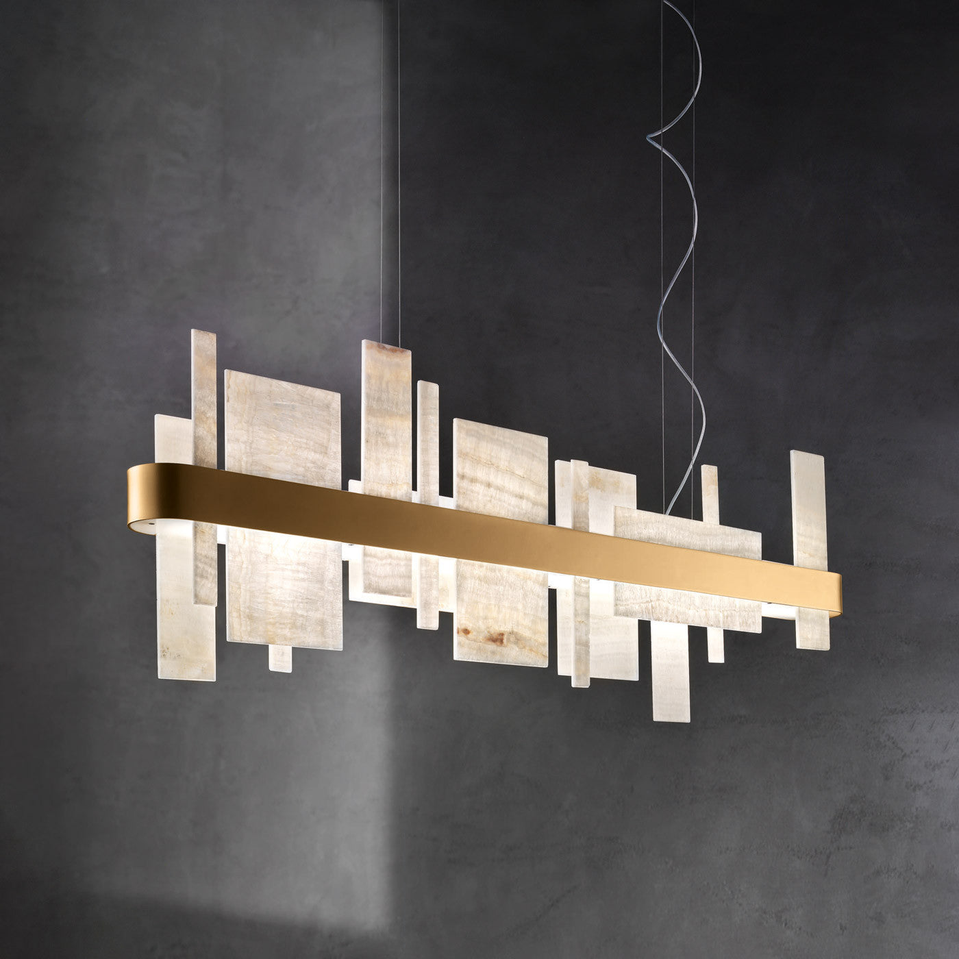 Honice LED Alabaster Chandelier