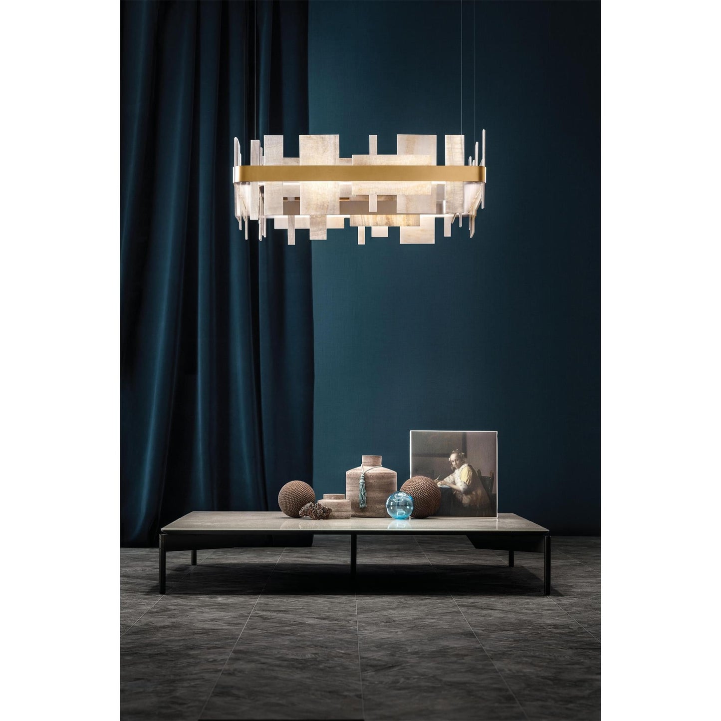 Honice LED Alabaster Chandelier
