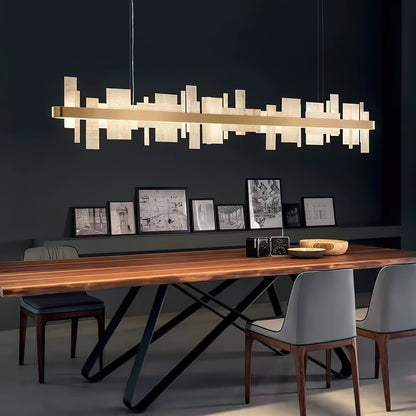 Honice LED Alabaster Chandelier