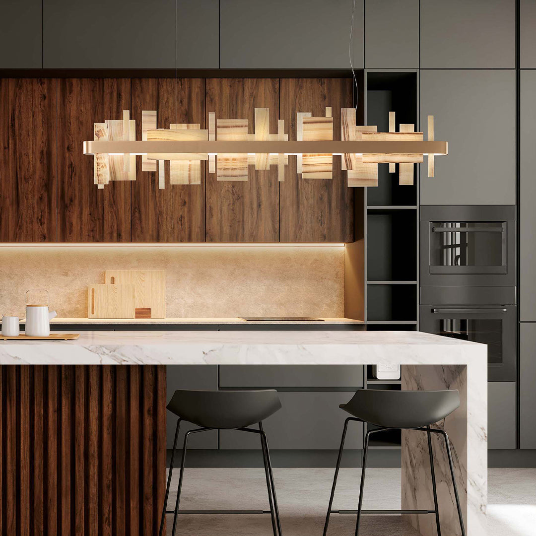 Honice LED Alabaster Chandelier