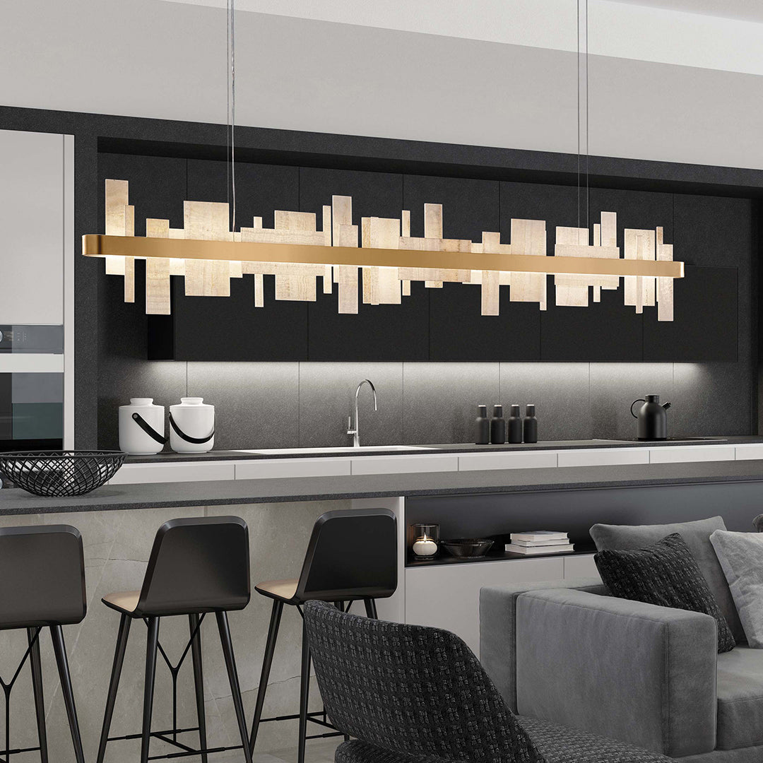 Honice LED Alabaster Chandelier