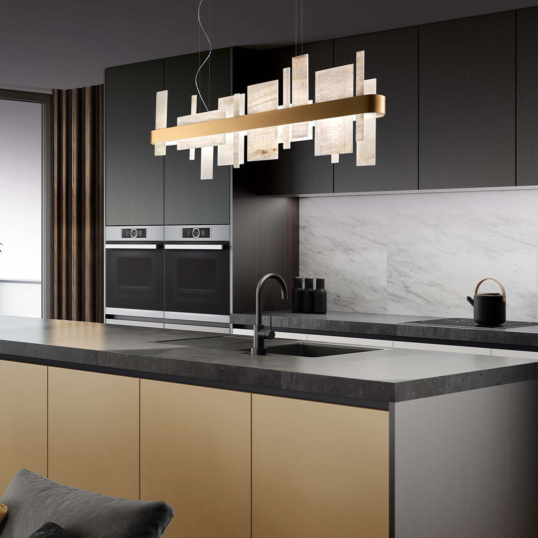 Honice LED Alabaster Chandelier