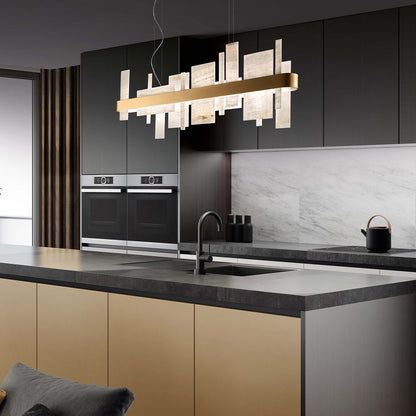Honice LED Alabaster Chandelier
