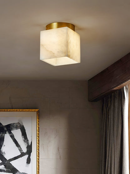 Budnick  Alabaster Ceiling Light