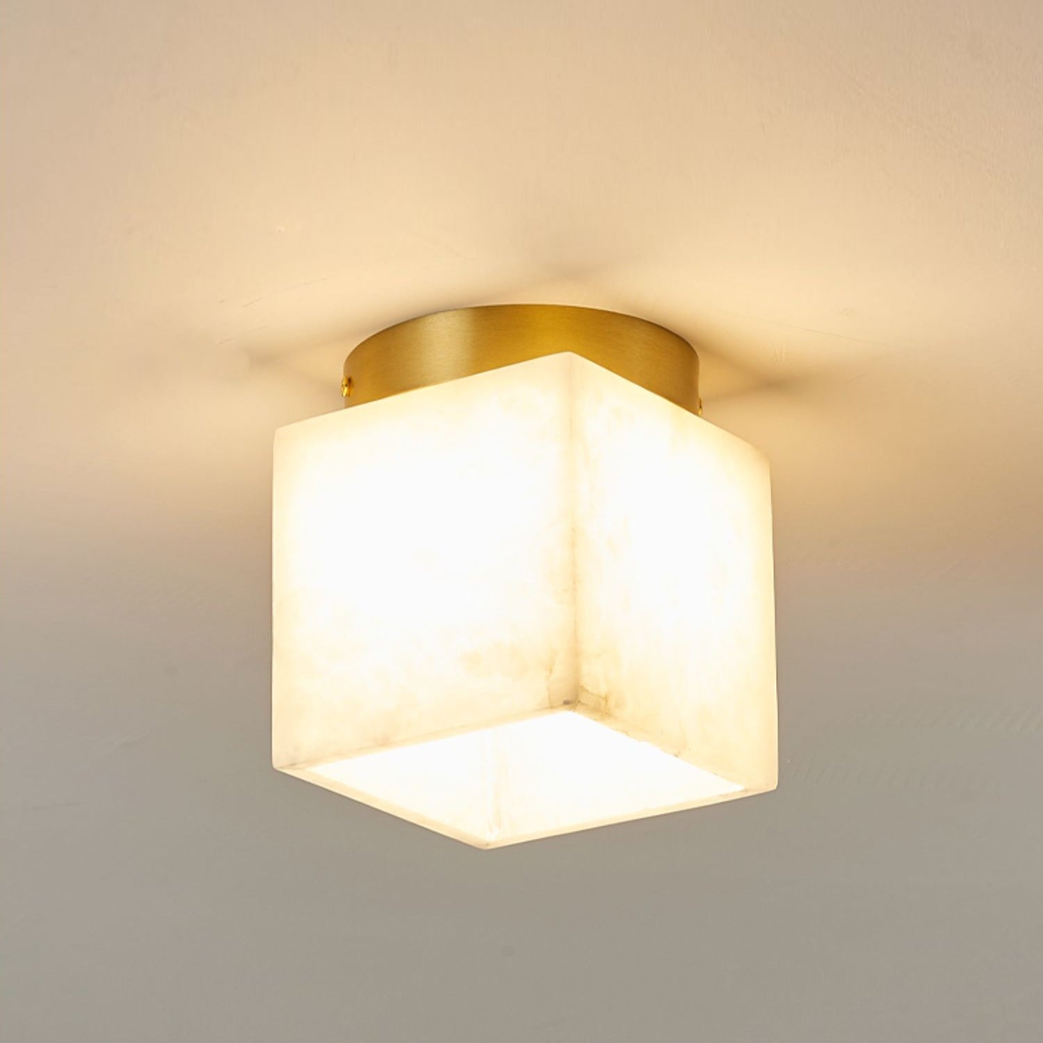 Budnick  Alabaster Ceiling Light